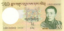 Bhutan 20 Ngultrum 2006, UNC, P-30a, BT219a - Bhután