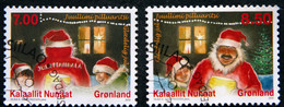 Greenland   2010   CHRISTMAS  Minr.571-72  ( Lot  H 353 ) - Usati