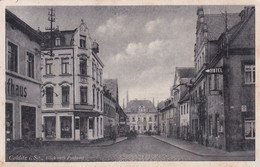 A16820 -  Colditz I. Sa., BLICK ZUM POSTAMT VIEW TO THE POST OFFICE GERMANY POSTCARD UNUSED - Colditz