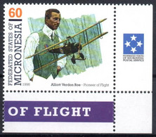 MICRONESIA 1995 - 1v - MNH - Alliott Verdon Roe - Aviation - Luftfahrt - Weltraum Aeronautics Aircraft English Pilot - Oceania