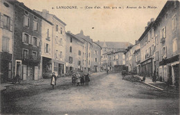 48-LANGOGNE- AVENUE DE LA MAIRIE - Langogne