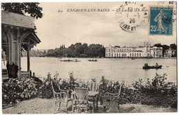 CPA 95 - ENGHIEN LES BAINS (Val D'Oise) - 44. Le Lac Et Le Casino - Enghien Les Bains