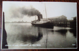 Pays De Galles - Carte Postale - Arrival Of Steambot At Holyhead - Anglesey