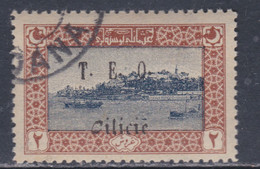 Cilicie N° 72 O  2 Pi Brun-jaune Et Bleu Foncé, Oblitération Légère Sinon TB - Used Stamps