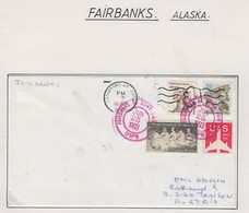 USA  Alaska Cover 1993 Ca Fairbanks Down Town  JUN 25 1993 (FB166) - Scientific Stations & Arctic Drifting Stations