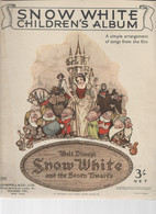 WALT DISNEY. Snow White Children's Album. A Simple Arrangement Of Song From The Film. - Fairy Tales & Fantasy