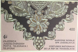 Yugoslavia 1986 Costumes Booklet MNH - Markenheftchen