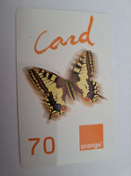 Phonecard St Martin French  ORANGE ,70  Units   BUTTERFLY   Date:30-04-02  **10793 ** - Antille (Francesi)