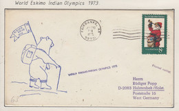 USA  Alaska Cover 1973 World Eskimo Indian Olympics Ca Fairbanks UL 30 1973 (FB167C) - Stations Scientifiques & Stations Dérivantes Arctiques