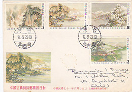 LANDSCAPES, SPECIAL COVER, 1971, CHINA - Storia Postale