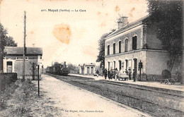 Mayet        72        La Gare.  Train .               (voir Scan) - Mayet