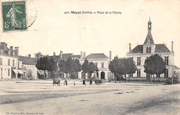 Mayet        72       Place De La Mairie             (voir Scan) - Mayet