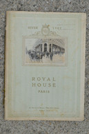 Superbe Catalogue - Royal House - Paris - 1907 - Kleidung & Textil