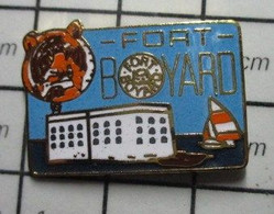 3322 Pin's Pins / Beau Et Rare / THEME : VILLES / FORT BOYARD TETE DE TIGRE CHARENTE MARITIME Par CHALLENGE OLERON - Jeux