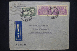 CONGO BELGE - Devant D'enveloppe Commerciale De Manono Pour Paris Par Avion En 1938 - L 129848 - Cartas & Documentos