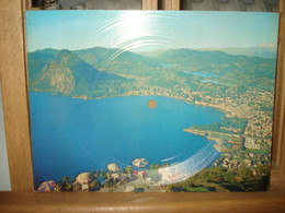 C22 (7-1) / Carte Musicale - SONIM - 45 T - Lugano - Vue Depuis Le Monte Pré - Formats Spéciaux