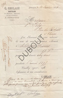 Jemappes - 1896 - Document Dr Ghilain (V1619) - 1800 – 1899