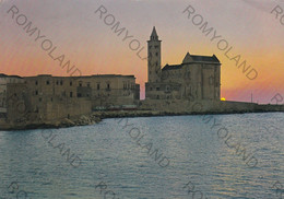 CARTOLINA  TRANI,PUGLIA,CATTEDRALE ROMANICA (sec.XII),STORIA,MEMORIA,RELIGIONE,CULTURA,BELLA ITALIA,VIAGGIATA 1968 - Trani