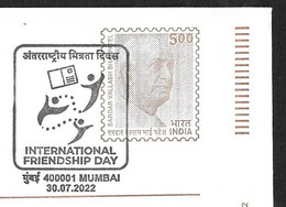 India 2022 International Friendship Day , Friend Postmark , Inland Letter Cover (**) Inde Indien - Lettres & Documents