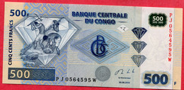 500 Francs 2013 Neuf 2 Euros - Repubblica Del Congo (Congo-Brazzaville)