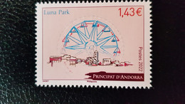 Andorra 2022 Andorre LUNA PARK Big Wheel Merry-go-round Carousel 1v Mnh - Nuovi