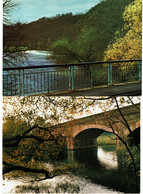 14 - Calvados - THURY HARCOURT - 2 CP - Le Pont Du Parc Et Le Pont Du Hom - Thury Harcourt