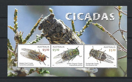 Australia 2022 Cicadas S/S  ** - Blokken & Velletjes