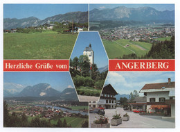 Österreich A-6300 Wörgl Tirol Herzliche Grüße Vom Angerberg Mit Angath Und Ort Angerberg Wallfahrtskirche Mariastein U. - Wörgl