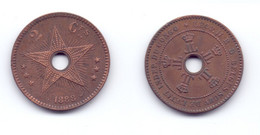 Belgian Congo 2 Centimes 1888 - 1885-1909: Leopold II.