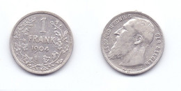 Belgium 1 Franc 1904 (legend In Dutch) - 1 Franc