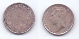 Belgium 2 Francs 1910 (legend In French) - 2 Francs