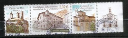 UNESCO.ANDORRA-FRANCE-ESPAGNE (Candidature) Chateau De Foix,Cathedrale Seo Urgell,Casa De La Vall,oblitéré - Used Stamps