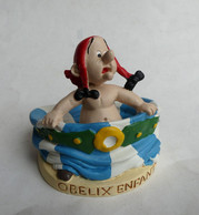 FIGURINE EN RESINE ASTERIX ATLAS N° 58 OBELIX ENFANT (1) - Asterix & Obelix