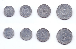 Albania 4 Coins Set 1957 - Albanië