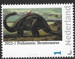 Nederland  2022-1  Prehistoric  Brontosaurus    Postfris/mnh/neuf - Unused Stamps