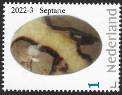 Nederland  2022-3 Mineralen Edelstenen Minerals Gemstones  Septarie    Postfris/mnh/neuf - Nuevos
