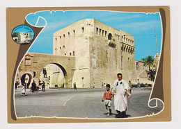 Libya Libyen Libia Libye TRIPOLI Plazza Castello, Castle Square View Vintage Photo Postcard RPPc CPA (51082) - Libya