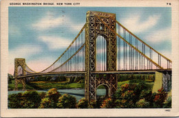 New York City George Washington Bridge 1945 - Brücken Und Tunnel