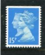 GREAT BRITAIN - 1990  DOUBLE HEADS  15p. CB WALSALL  IMPERF. TOP  MINT NH  SG 1475 - Machins