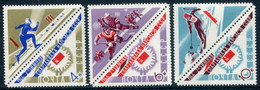 SOVIET UNION 1966 Winter Spartakiad MNH / **.  Michel 3221-23 - Nuovi