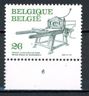 BE  2311  XX   ----  Imprimerie  --  N° De Planche 6 - 1981-1990