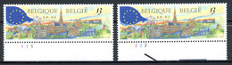 BE  2326  XX   ----  Élections Parlement Européen  --  N° De Planche 1 Et 2 - 1981-1990
