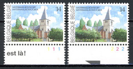 BE  2381  XX   ---- Pour Le Tourisme  --  N° De Planche 1 Et 2 - 1981-1990