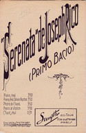 Sérénata	Chanteur	Joseph Rico	Partition Musicale Ancienne > 	24/8/22 - Canto (solo)