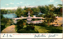 New York City Central Park Bethesda Fountain 1907 - Central Park
