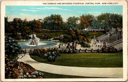 New York City Central Park The Terrace And Bethesda Fountain - Central Park