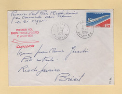 Concorde - Premier Vol Paris Rio De Janeiro - 21 Janvier1976 - Premiers Vols