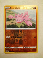 CARTE POKEMON SCORPLANE 70PV 071/163 HOLO REVERSE SÉRIE ÉPÉE ET BOUCLIER STYLES DE COMBAT 2021 VF COMME NEUVE - Schwert Und Schild