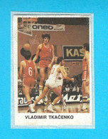 VLADIMIR TKACHENKO - Yugoslav Vintage Basketball Card * MISSING BACK * Basket-ball Pallacanestro Baloncesto USSR Russia - Altri & Non Classificati