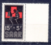 Saar Sarre 1955 Mi#360 Mint Never Hinged, Leerfeld - Ungebraucht